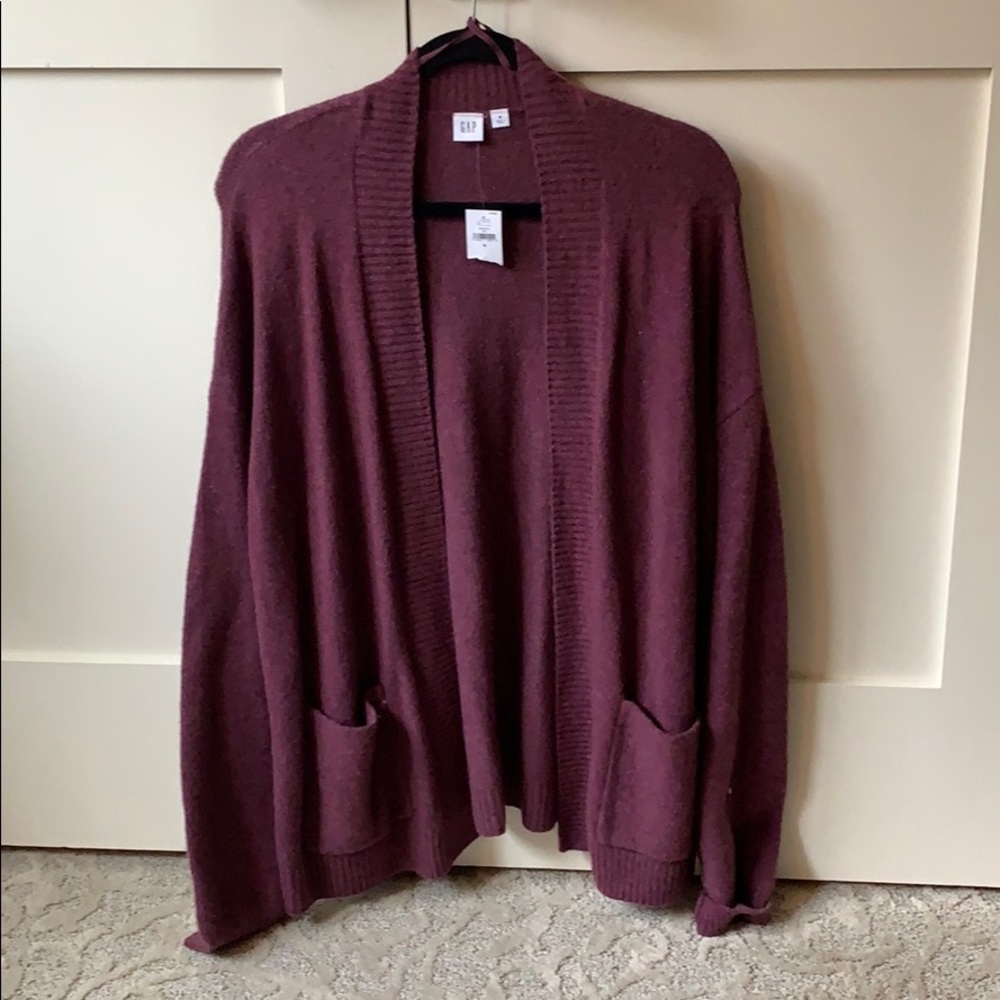 Gap Plum, Red-Violet Cardigan